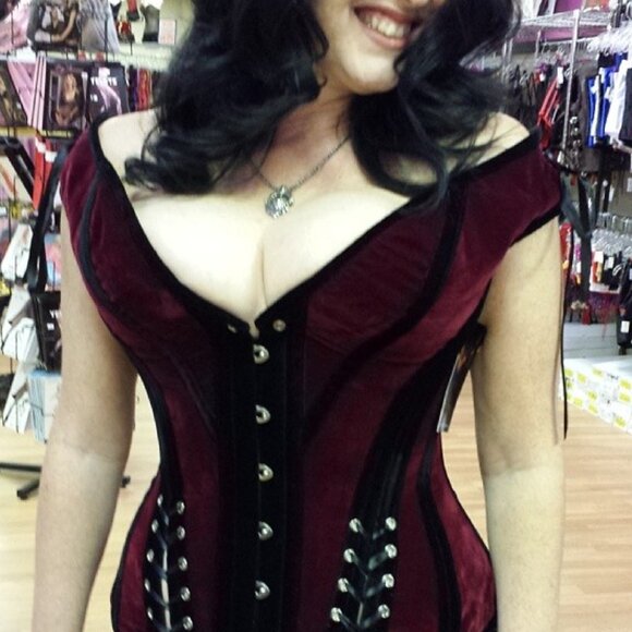 NWT XS Lady Jane Vintage Steel Boned Tight Lacing Corset 22" - Picture 13 of 15